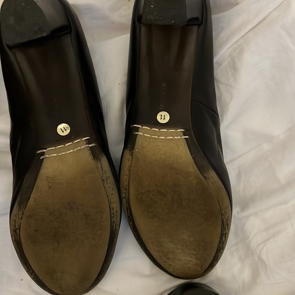 Kate Spade Aquatalia Louise et Cie Leopard Red Black pumps, slide lot size 10 11 - Picture 9 of 9